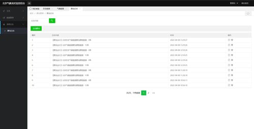 基于Flask的北京氣象數據采集分析系統設計與實現 支持城市定制服務及數據處理存儲